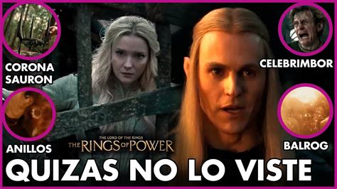 RINGS OF POWER 37 Cosas Que NO Viste Del Trailer Final Los Anillos De