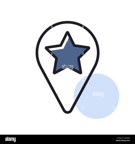 Star Favorite Pin Map Icon Map Pointer Map Markers Navigation Sign Graph Symbol For Travel