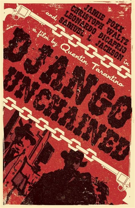 Django Unchained Film Poster Etsy Django Unchained Alternative