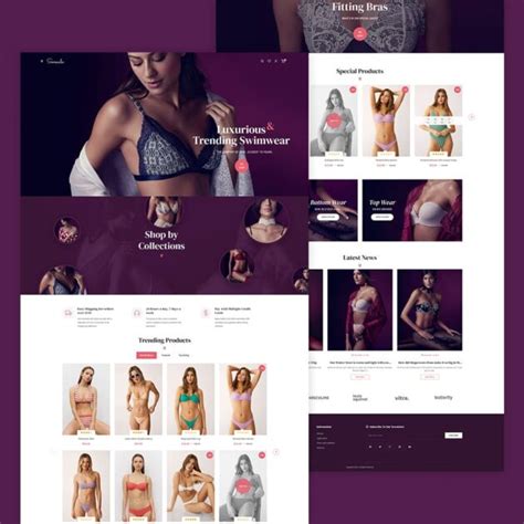 Sensuels Premium Lingerie Store Woocommerce Theme