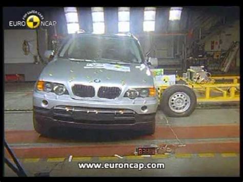 Euro NCAP BMW X5 2003 Crash Test YouTube