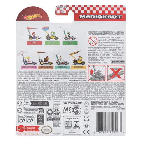 Mario Kart Hot Wheels Gliders 2025 Mix 2 Vehicle Case Of 4