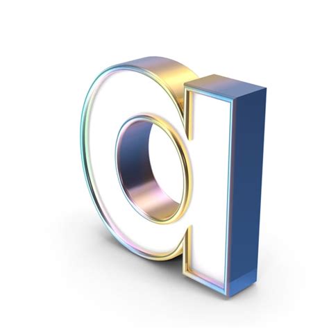 Lowercase Letter A 3D, Incl. letter & language - Envato 