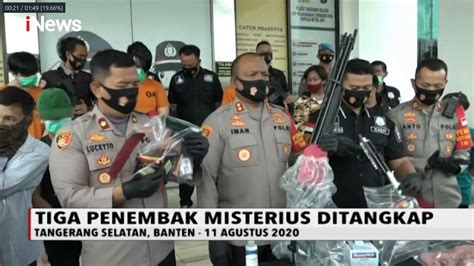 Lukai Warga Polisi Tangkap Penembak Misterius Di Tanggerang Banten