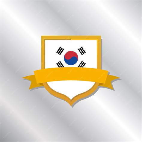 Premium Vector Illustration Of South Korea Flag Template