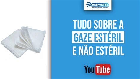 Gaze Estéril E Não Estéril