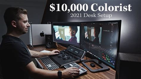 My 2021 Color Grading Desk Setup DaVinci Resolve Mini Panel First