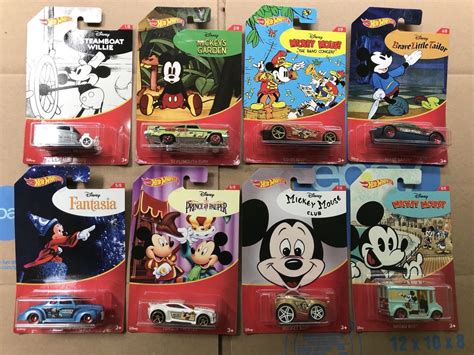 Hot Wheels Th Walt Disney Mickey Mouse Series Set Of All Cars In Stock
