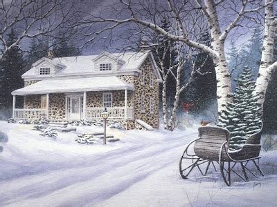 Wallpapers of Christmas Snow House | Desktop Wallpaper Backgrounds