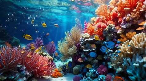 Ai Generative The Great Coral Reef Of The Ocean 34059532 Stock Video