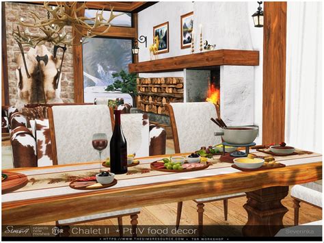 The Sims Resource - Chalet II Pt.IV food decor