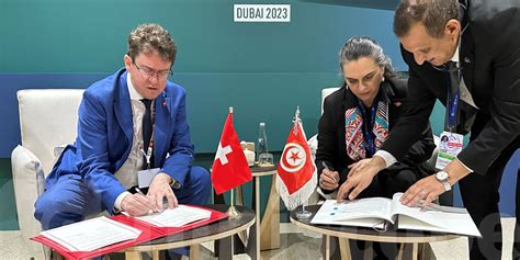 La Suisse Et La Tunisie Signent Un Accord Facilitant Les