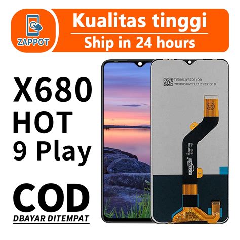 Jual LCD FOR INFINIX HOT 9 PLAY X680 Fullset TOUCHSCREEN Shopee Indonesia