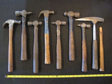 Lots Of Mix Estate Found Antique Vtg Junk Drawer Hammers Old Man Farm