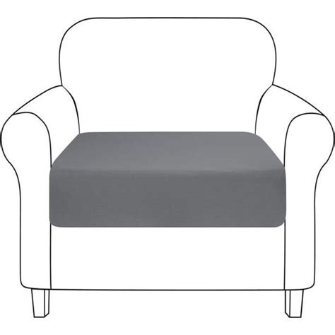 Housse De Coussin Canapé Assise Extensible 1 Place Housse De Siège De