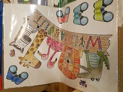 Creative Teaching Press Bulletin Board Wild About Jumbo Woodland