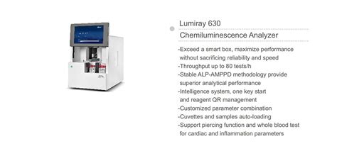 Lab Tests H Rayto Lumiray Automatic Chemiluminescence Analyzer