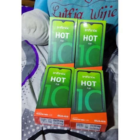 Jual Infinix Hot 10 Play 4 64 Garansi Resmi Shopee Indonesia