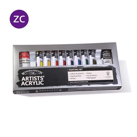 Winsor Newton Professional Acrylic Painting Set Shopee Malaysia