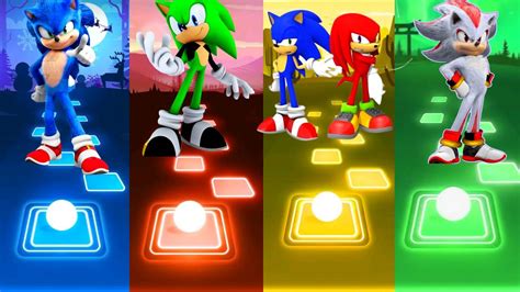 Sonic The Hedgehog Vs Green Sonic Vs Knuckles Sonic Vs Silver Shadow