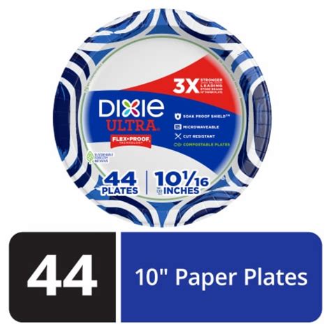 Dixie Ultra Inch Disposable Paper Plates Ct Ralphs