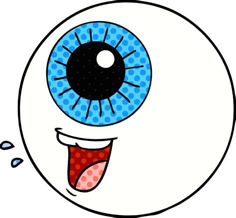 cartoon eyeball laughing drawing 46690965 PNG