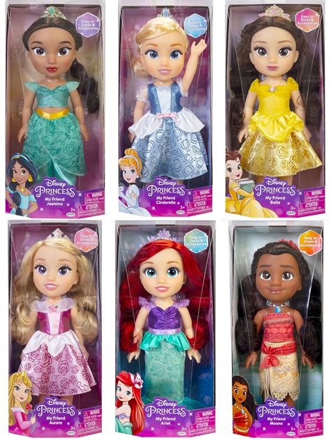 Disney Princess My Friend Aurora Arial Belle Cinderella Jasmine Moana