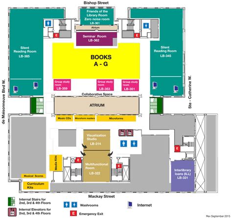 Library Floor Plans · Locations And Hours · Concordia Libraries