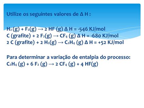 Prof Alessandra Valença Termoquímica Ppt Carregar