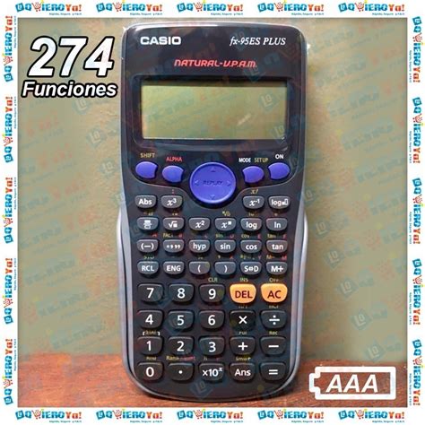 Calculadora Cient Fica Casio Fx Es Plus Funciones Loquieroya Tienda