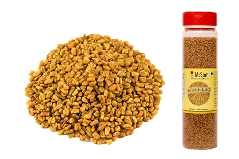 Mcsam Organic Dried Fenugreek Seeds Methi Dana 200 Gram मेथी दाना