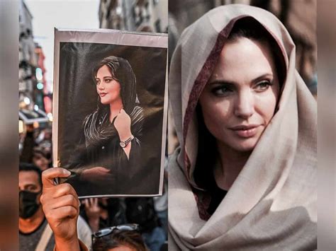 Angelina Jolie expresses her regard for protesting Iranian women