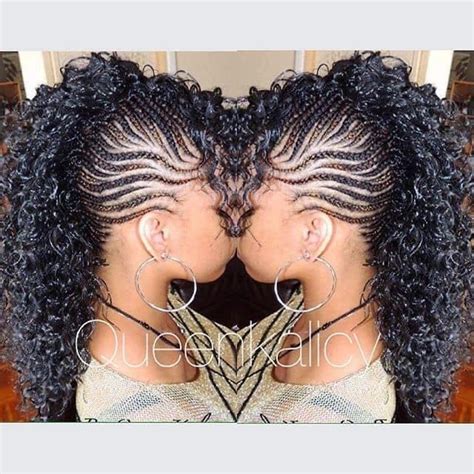 Pin On Crochet And Weaves Hair Styles Braided Mohawk Hairstyles Mohawk Braid Styles Cornrow