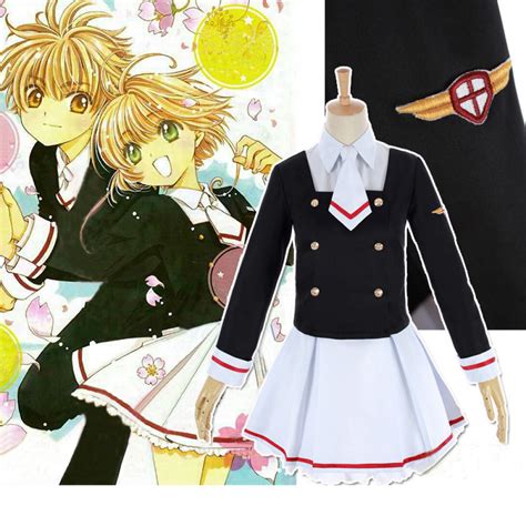 Cardcaptor Sakura Kinomoto Sakura School Uniform Cosplay Costume