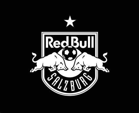 Red Bull Salzburg Club Logo Symbol White Austria League Football