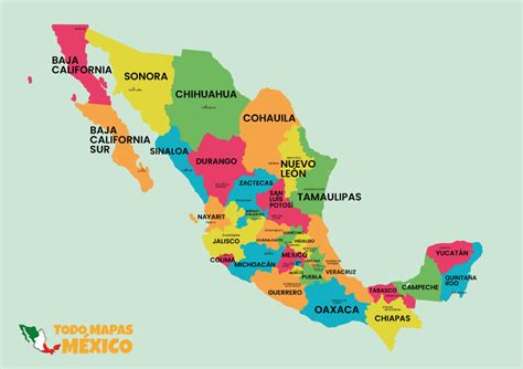 mapa detallado de la republica mexicana descubriendo la diversidad de