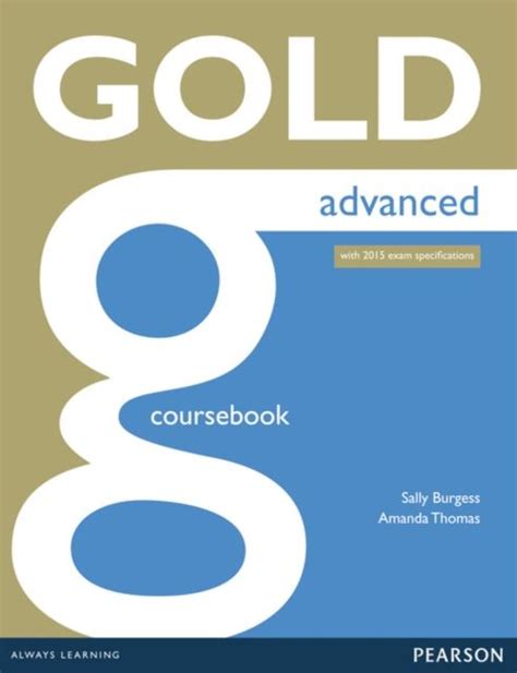 Sally Burgess Gold Advanced Coursebook Paperback Elefant Ro