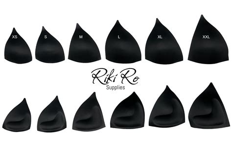 Soft Molded Triangle Push Up Bikini Cups For Fitness Bikini Swimwear Sportswear Clothing