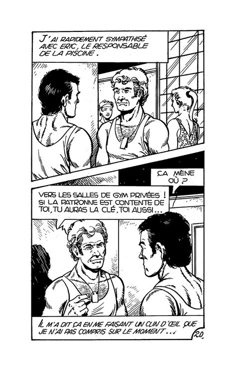 dans les vestiaires du club de gym BD porno Bande dessinée porn comics