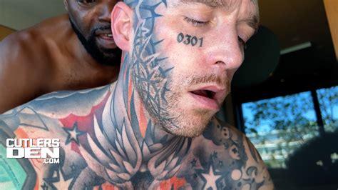 Interracial Hardcore Bareback With Cutler X And Hot German Bottom Inked Berlin Photo 28