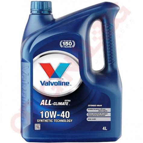 VALVOLINE ALL CLIMATE 10W40 4L - Двигателни масла | Original.bg