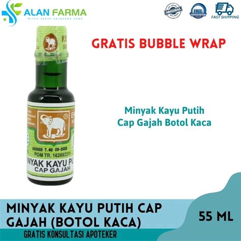 Jual Minyak Kayu Putih Cap Gajah Ml Botol Kaca Minyak Kayu Putih