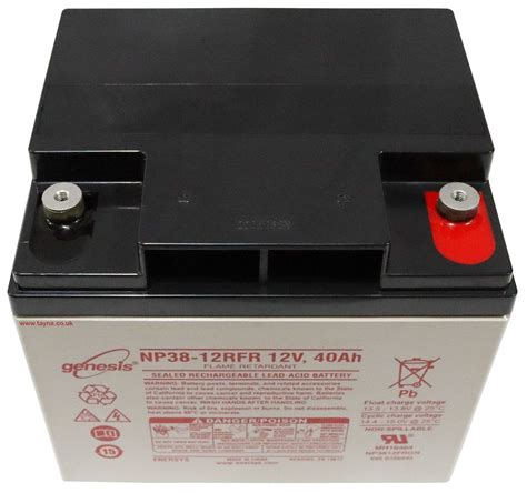 NP38 12FR EnerSys Genesis SLA Battery 12v 38Ah