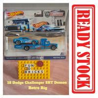 Review Hot Wheels Team Transport Dodge Challenger SRT Demon Retro Rig Tokopedia