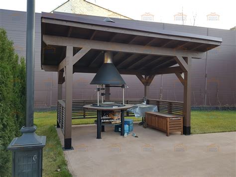 НАВЕС ДЛЯ БАРБЕКЮ ТВИД ПАРК – заказать под ключ в Москве