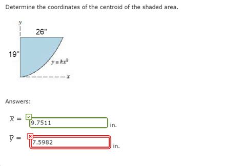 Solved Determine The Coordinates Of The Centroid Of The Chegg