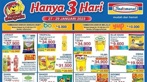 PASTI HEMAT Promo JSM Indomaret 27 29 Januari 2023 Lengkap Brosur