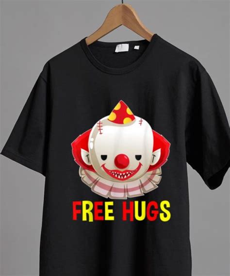 Original Scary Clown Evil Halloween Free Hugs Shirt Hoodie Sweater