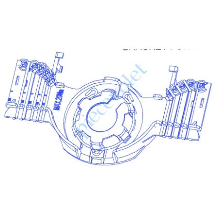 Gaviota D Support Butterfly Pour Moteur Lt Somfy Avec Anneau D