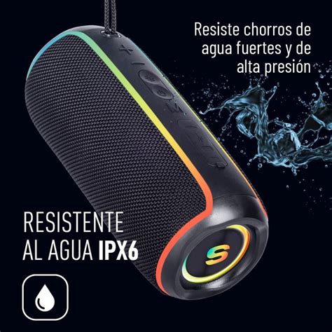 Elbe ALT N12 TWS Coluna Portátil Bluetooth Resistente à Água 20W RGB